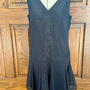 Elegant Blue Lace Dress